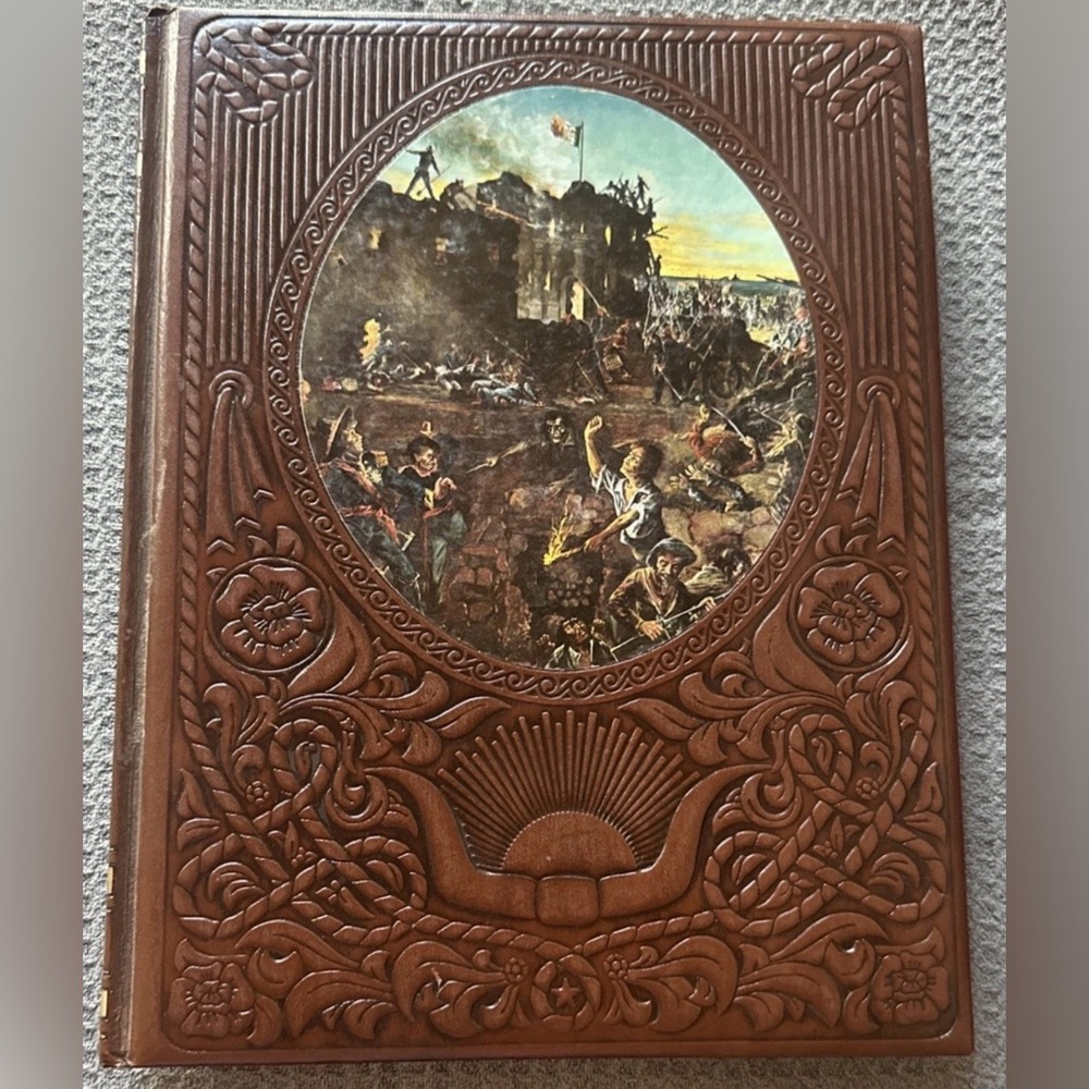 The Texans Time-Life Embossed Vintage Leather Book